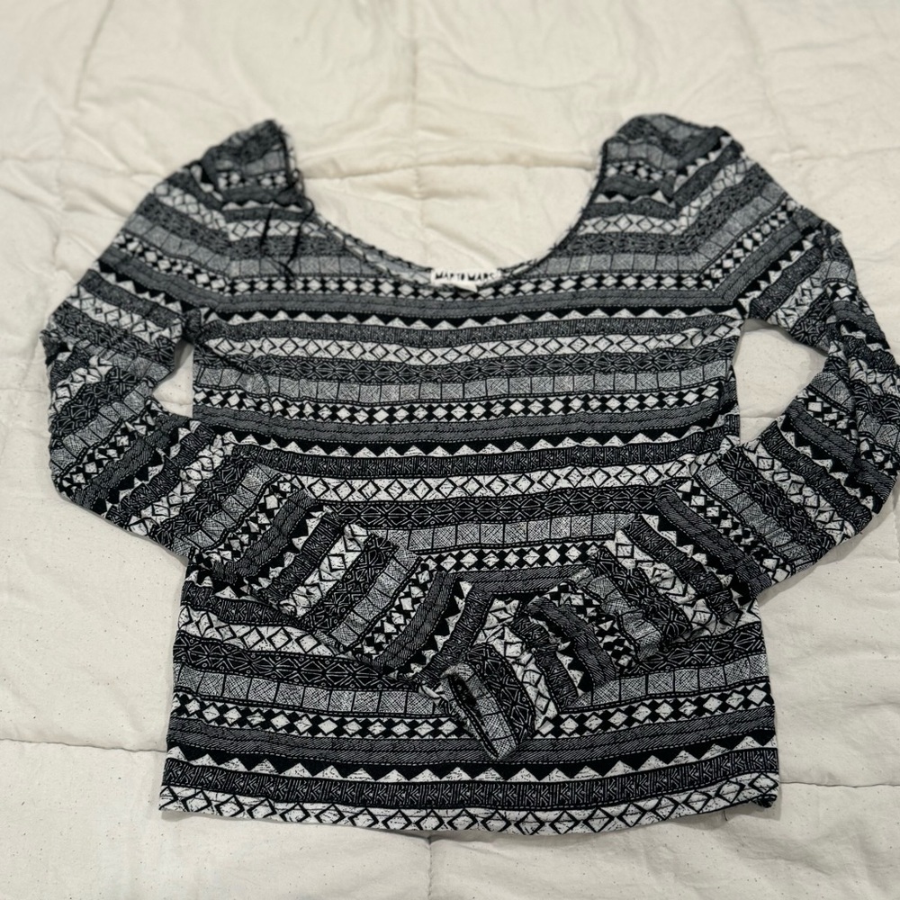 Map to Mars Tribal Print Top by Aeropostale Y2K